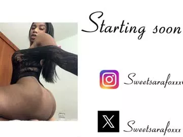 sweetsarafoxxx from Chaturbate is Freechat